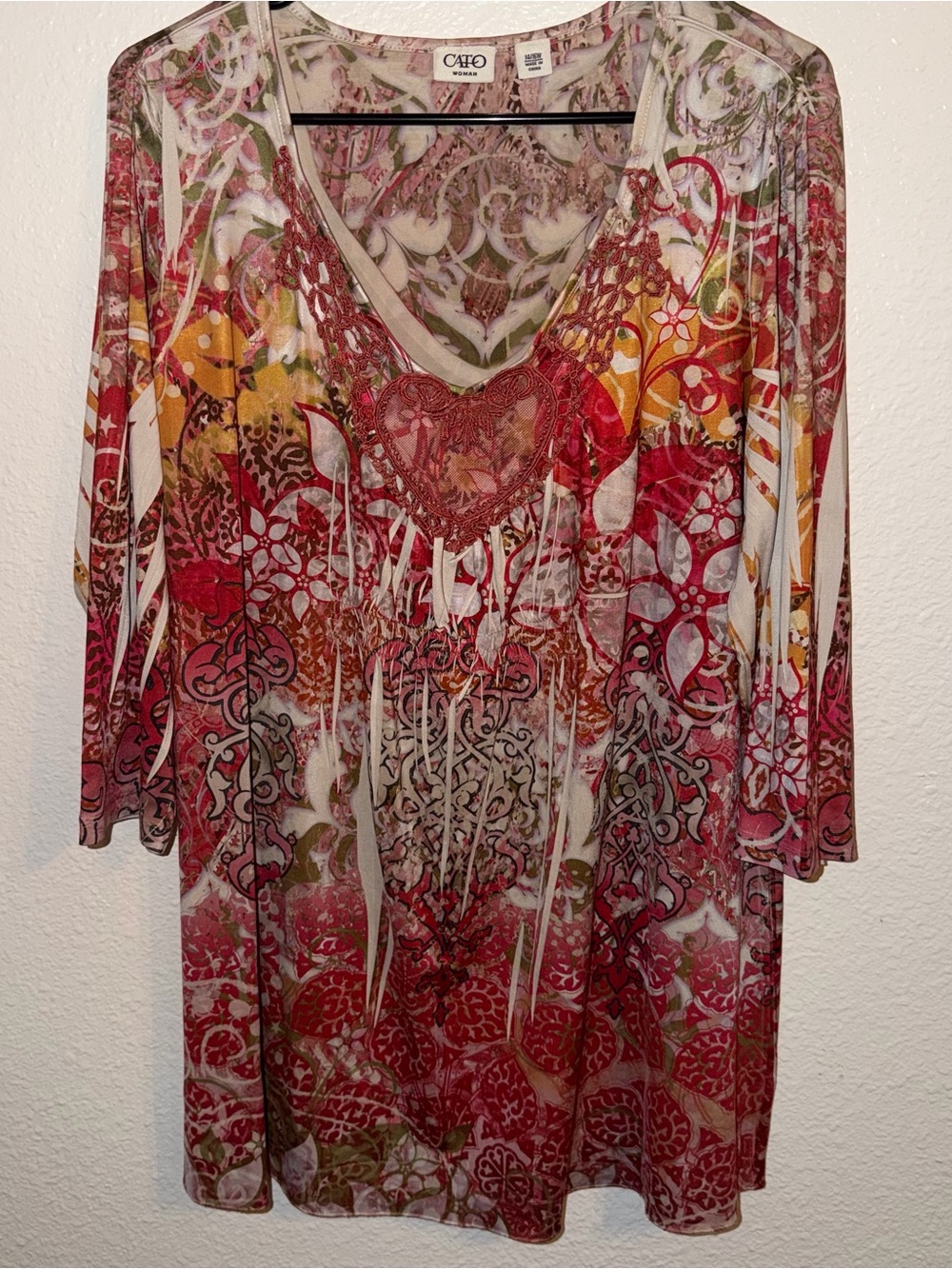 Cato Floral Paisley top